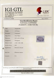 1.87/CT Natural Purple Sapphire with Govt Lab Certificate-69428